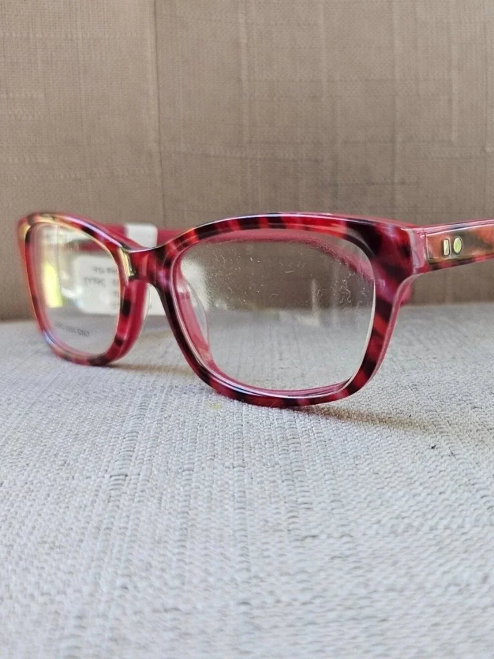 Wall Mart Women Eyeglasses Frame Red Tortoise Eyewear Glasses FM17217 $50